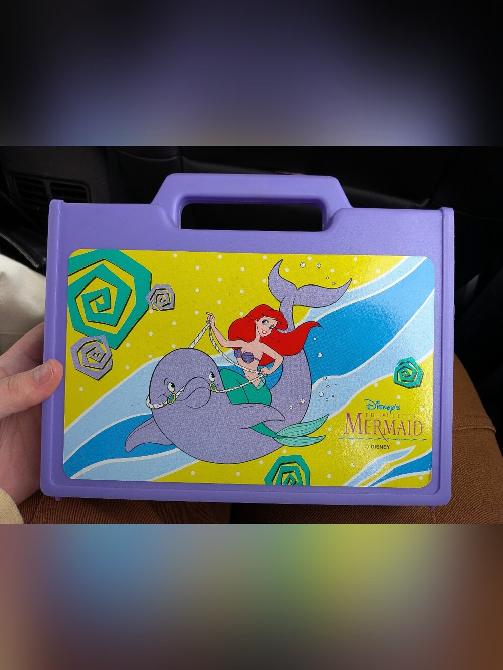 Vintage 1990s Disney's The Little Mermaid Pencil Box